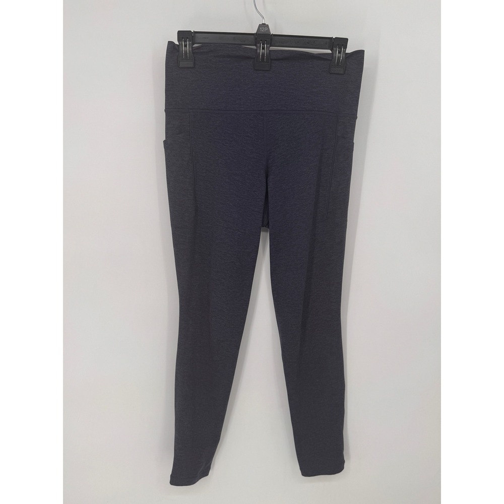 Athleta Leggings Womens Medium Navy Salutation Stash Pocket II Softluxe Tight